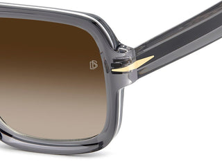 David Beckham Db 7151/s Men Grey Squared Sunglasses