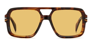 David Beckham Db 7151/s Men Brown Squared Sunglasses