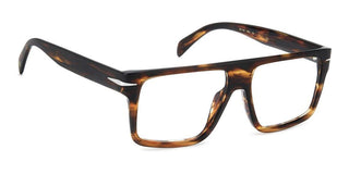 David Beckham DB 7154 men Havana Squared Eyeglasses