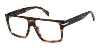 David Beckham DB 7154 men Havana Squared Eyeglasses