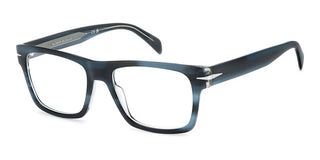 David Beckham DB 7155 men Blue Rectangle Eyeglasses