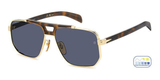 David Beckham DB 7157/S men Gold Squared Sunglasses