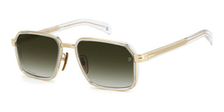 David Beckham DB 7158/S men Gold Rectangle Sunglasses