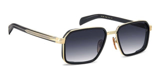 David Beckham DB 7158/S men Black Rectangle Sunglasses