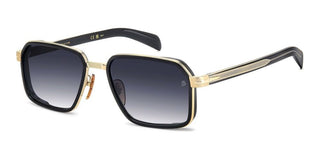 David Beckham DB 7158/S men Black Rectangle Sunglasses