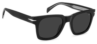David Beckham Db 7160/s Men Black Squared Sunglasses