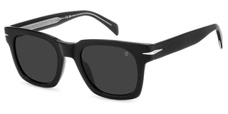 David Beckham Db 7160/s Men Black Squared Sunglasses