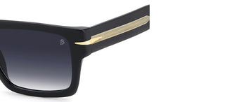 David Beckham Db 7161/s Men Black Rectangle Sunglasses