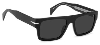 David Beckham Db 7161/s Men Black Rectangle Sunglasses