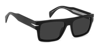 David Beckham Db 7161/s Men Black Rectangle Sunglasses