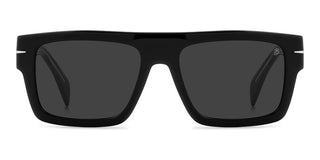 David Beckham Db 7161/s Men Black Rectangle Sunglasses