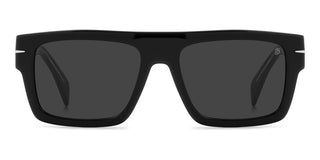 David Beckham Db 7161/s Men Black Rectangle Sunglasses
