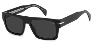 David Beckham Db 7161/s Men Black Rectangle Sunglasses