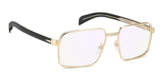 David Beckham Db 7166 Men Gold Squared Eyeglasses