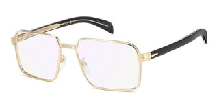 David Beckham Db 7166 Men Gold Squared Eyeglasses