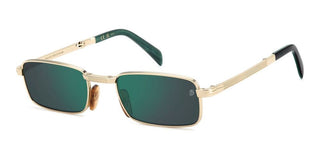 David Beckham Db 99/origami Men Gold Rectangle Sunglasses