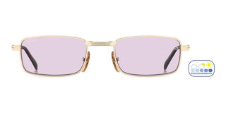 David Beckham Db 99/origami Men Gold Rectangle Sunglasses