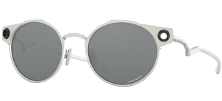 Oakley DEADBOLT OO 6046 men Silver Round Sunglasses