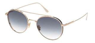 Tom Ford DECLAN FT 0826 unisex Rose gold Round Sunglasses