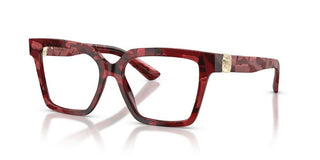 Dolce & Gabbana DG3395 women Havana Squared Eyeglasses