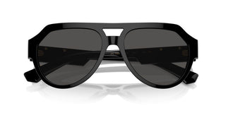 Dolce & Gabbana Dg4466 Men Black Pilot Sunglasses