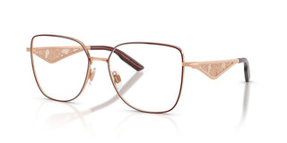 Dolce & Gabbana DG 1358 women Rose gold Oversize Eyeglasses