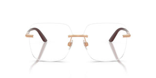 Dolce & Gabbana DG 1360 women Rose gold Square Eyeglasses