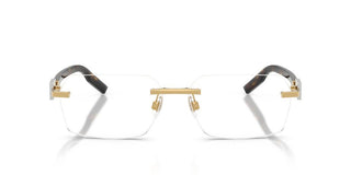 Dolce & Gabbana DG 1361 men Gold Rectangle Eyeglasses