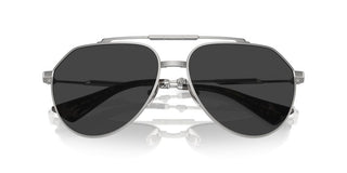 Dolce & Gabbana Dg 2302 Men Silver Pilot Sunglasses