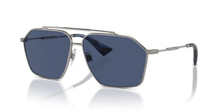 Dolce & Gabbana Dg 2303 Men Silver Pilot Sunglasses
