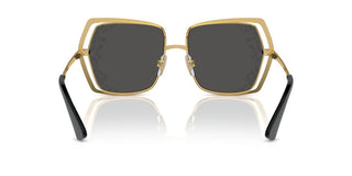 Dolce & Gabbana Dg 2306 Women Gold Oversize Sunglasses