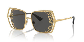 Dolce & Gabbana Dg 2306 Women Gold Oversize Sunglasses