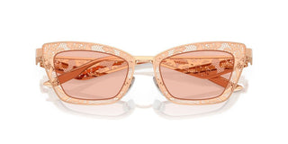 Dolce & Gabbana Dg 2311 Women Rose Gold Butterfly Sunglasses