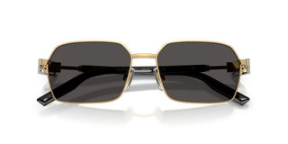 Dolce & Gabbana Dg 2316 Men Gold Rectangle Sunglasses