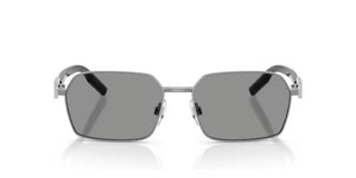 Dolce & Gabbana DG 2316 men Ruthenium Rectangle Sunglasses