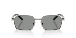 Dolce & Gabbana Dg 2316 Men Ruthenium Rectangle Sunglasses
