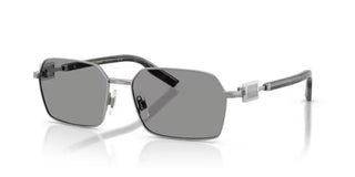 Dolce & Gabbana DG 2316 men Ruthenium Rectangle Sunglasses