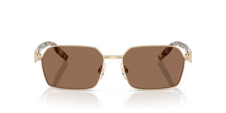 Dolce & Gabbana DG 2316 men Gold Rectangle Sunglasses