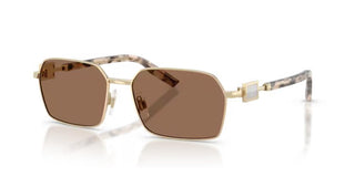 Dolce & Gabbana DG 2316 men Gold Rectangle Sunglasses