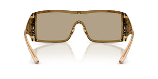 Dolce & Gabbana Dg 2317 Women Gold Shield Sunglasses