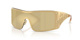 Dolce & Gabbana Dg 2317 Women Gold Shield Sunglasses