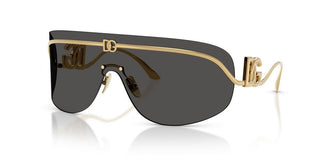 Dolce & Gabbana Dg 2320 Women Gold Shield Sunglasses