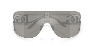 Dolce & Gabbana Dg 2320 Women Silver Shield Sunglasses