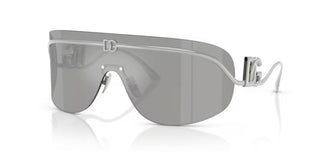 Dolce & Gabbana DG 2320 women Silver Shield Sunglasses