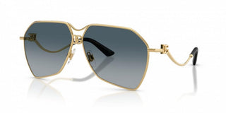 Dolce & Gabbana DG 2326 women Gold Pilot Sunglasses