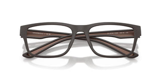 Emporio Armani DG 3276U men Brown Squared Eyeglasses