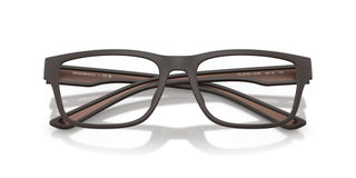 Emporio Armani Dg 3276u Men Brown Squared Eyeglasses
