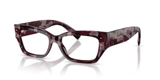 Dolce & Gabbana DG 3387 women Havana Squared Eyeglasses
