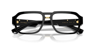 Dolce & Gabbana Dg 3389 Men Black Pilot Eyeglasses