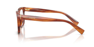 Dolce & Gabbana DG 3422 men Havana Squared Eyeglasses